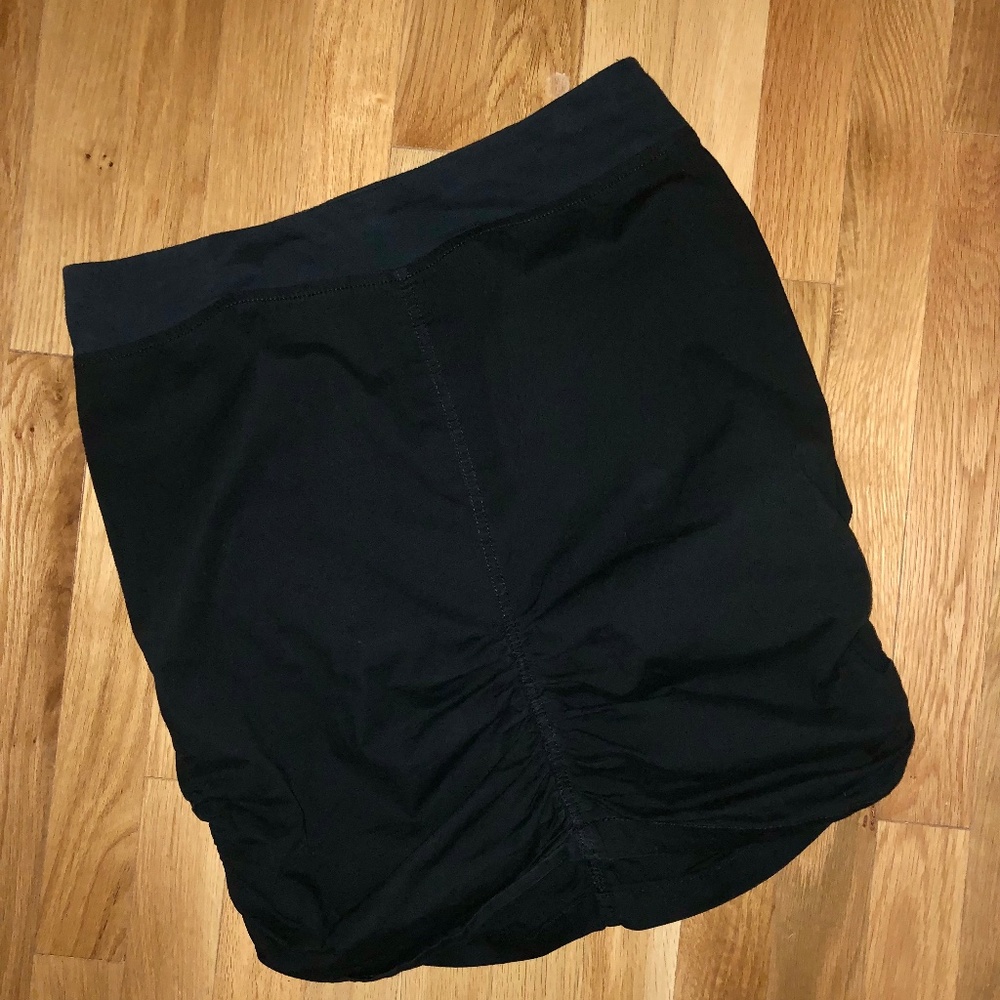 Women XCVI Ruched Black Skirt - Size M